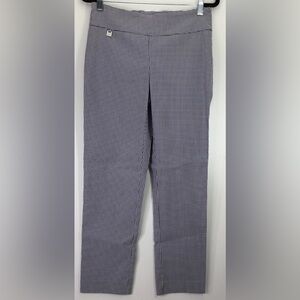 PECK & PECK Women's 4 Black Dress Pants Slacks, Flat Front Pre-owned